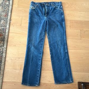 Vintage wrangler wedgie fit straight leg jeans